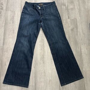 Ann Taylor Indigo Wide Leg Jeans